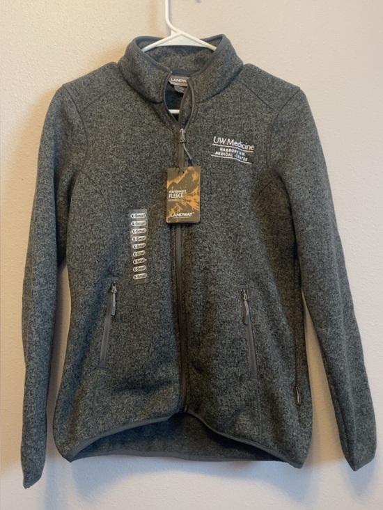 Landway Outerwear Sweaters - Women's Gray Full-Zip Fleece Jacket - Cozy Heather Gray